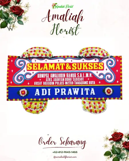 Papan Bunga Ucapan Selamat Rojoimo